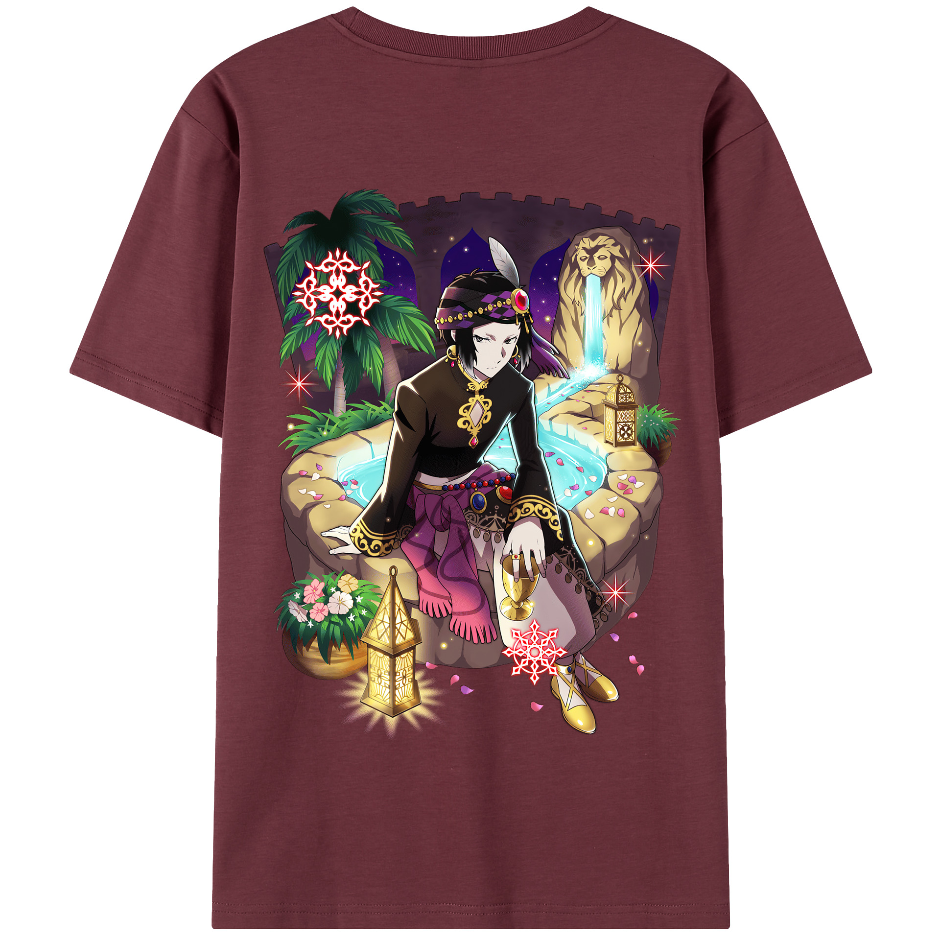 （画像用） 文豪ストレイドッグス Bungo Stray Dogs 綿100％半袖Tシャツ（背面プリント）